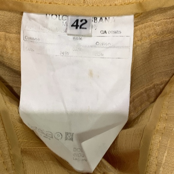 DOLCE & GABANA Linen Slacks size 42 (M/6) - Picture 12 of 14